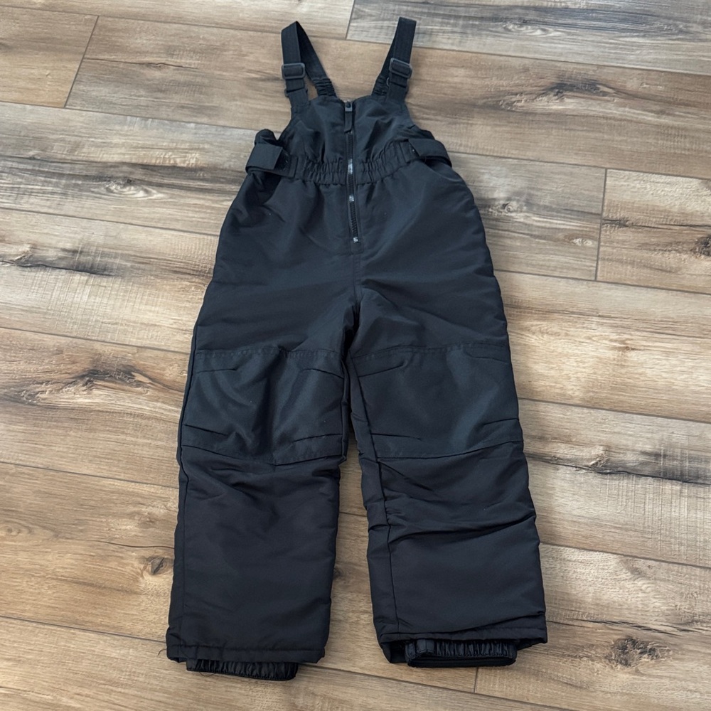 Cat & Jack Black Kids Overall Snowpants